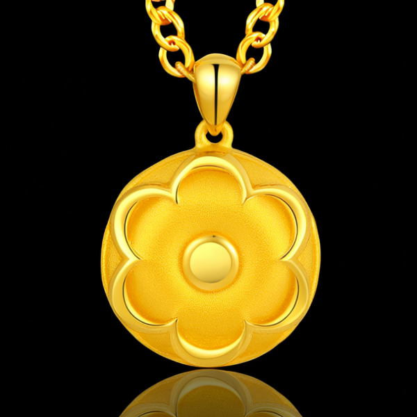 好看的黄金挂坠图片